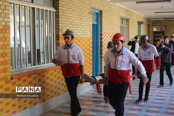 بیست و یکمین مانور سراسری زلزله در برازجان