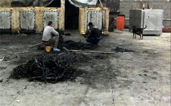 کشف کوره غیر مجاز ذغال در یزد