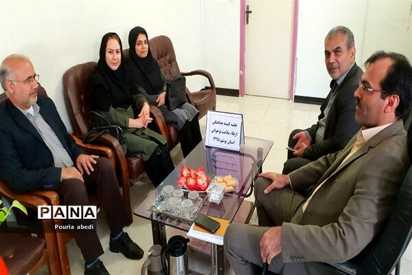 جلسه کمیته ارتقاء دوره نوجوانی آموزش و پرورش استان بوشهر