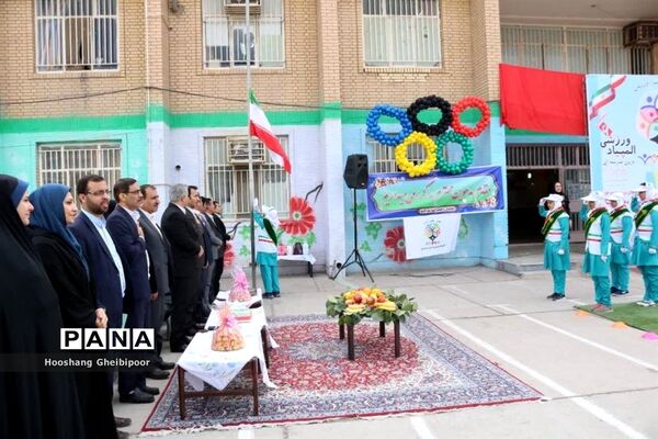 افتتاحیه المپیاد ورزشی درون مدرسه‌ای ناحیه 2  اهواز
