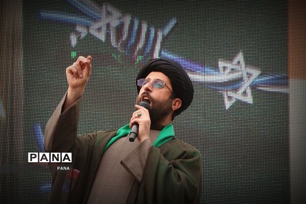 راهپیمایی محکومیت حمایت دشمنان از اغتشاشگران