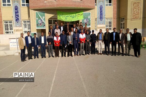 بیست و یکمین مانور سراسری زلزله و ایمنی مدارس در داراب