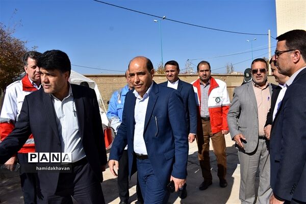 بیست و یکمین مانور سراسری زلزله در بهاباد