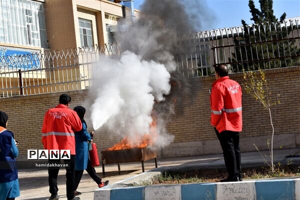 بیست و یکمین مانور سراسری زلزله در بهاباد