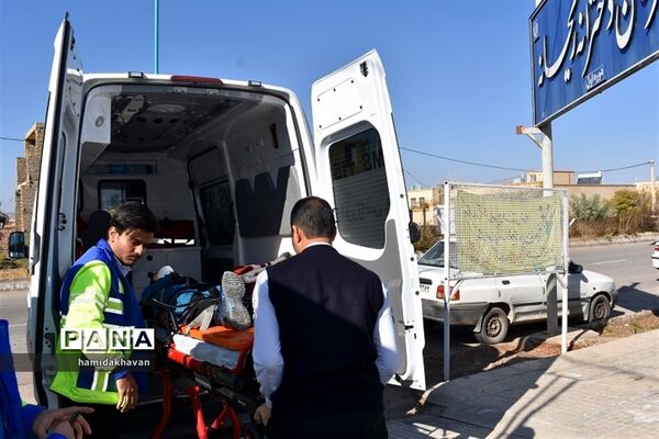 بیست و یکمین مانور سراسری زلزله در بهاباد