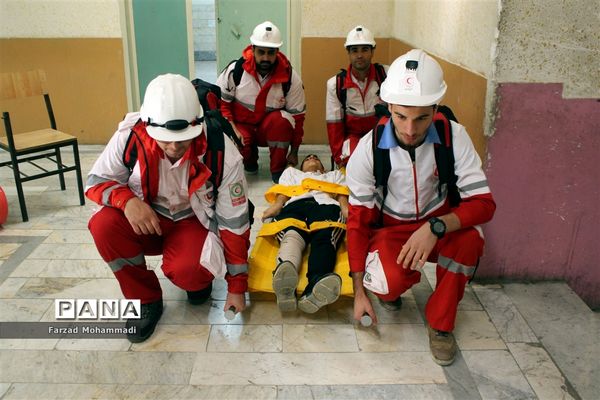 بیست و یکمین مانور سراسری زلزله و ایمنی در چهاردانگه