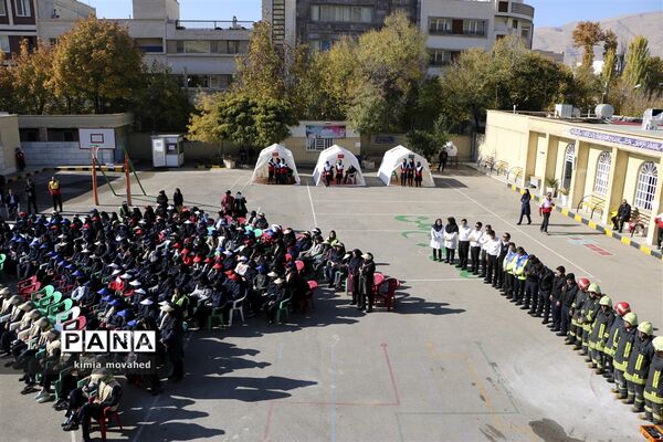 بیست و یکمین مانور سراسری زلزله در شیراز