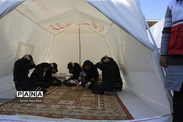 بیست و یکمین مانور سراسری زلزله در شیراز