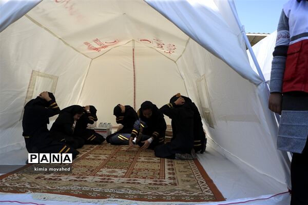 بیست و یکمین مانور سراسری زلزله در شیراز