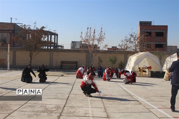 بیست و یکمین مانور سراسری زلزله (مدرسه ایمن- جلسه تاب آور)
