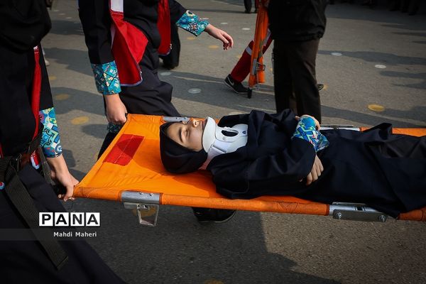 بیست و یکمین مانور زلزله و ایمنی