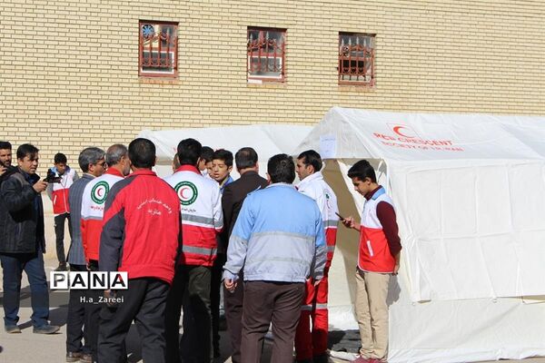 بیست و یکمین مانور سراسری زلزله در استان اصفهان