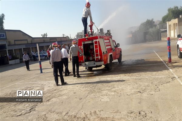 بیست و یکمین مانور سراسری زلزله درمسجدسلیمان