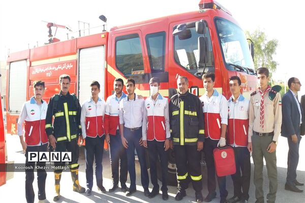 برگزاری بیست‌ویکمین مانور سراسری زلزله در کازرون