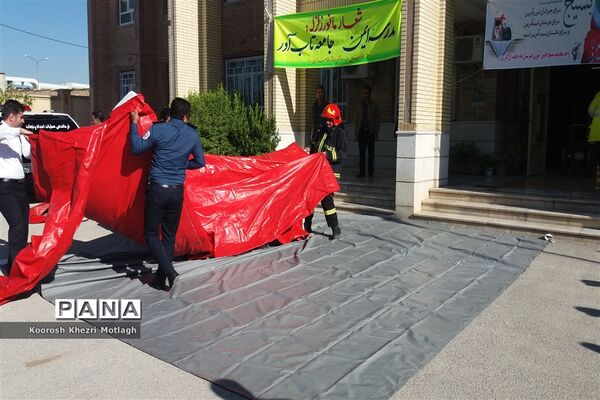 برگزاری بیست‌ویکمین مانور سراسری زلزله در کازرون