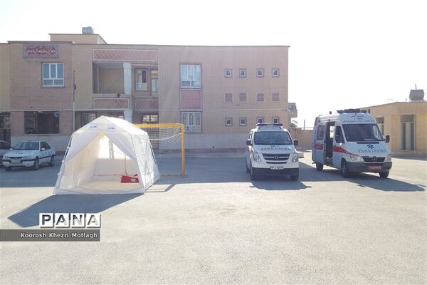 برگزاری بیست‌ویکمین مانور سراسری زلزله در کازرون