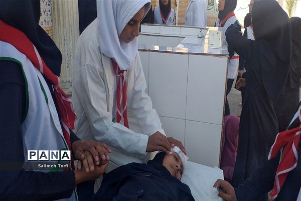 برگزاری بیست ویکمین مانورزلزله و ایمنی مدارس، دبستان فضیلت حمیدیه