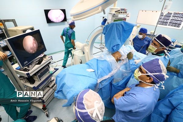 عمل جراحی ستون فقرات رضا رستمی کشتی گیر تیم ملی  در کیش