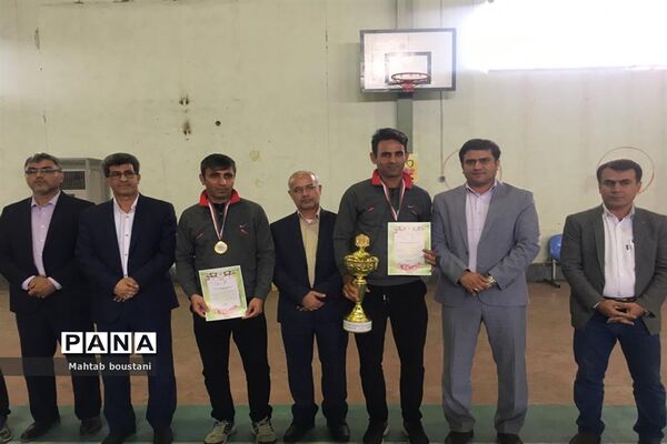 کانون شهدا دشتستان قهرمان مسابقات طناب زنی دانش آموزان پسراستان