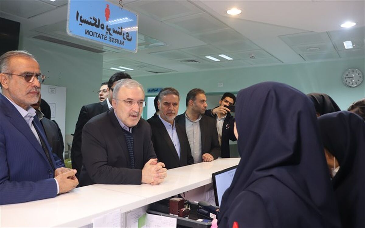 بازدیدوزیر بهداشت ازبیمارستان شهیدستاری قرچک