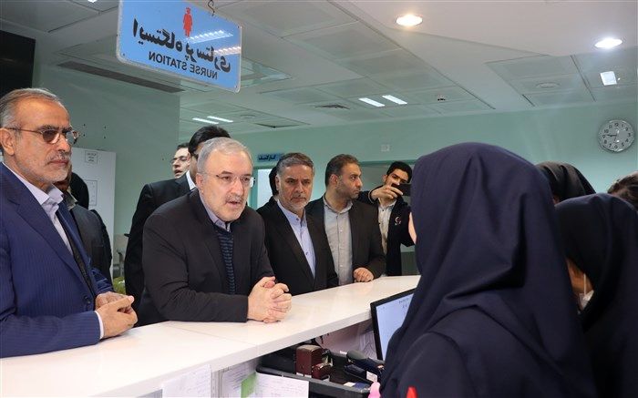 بازدیدوزیر بهداشت ازبیمارستان شهیدستاری قرچک