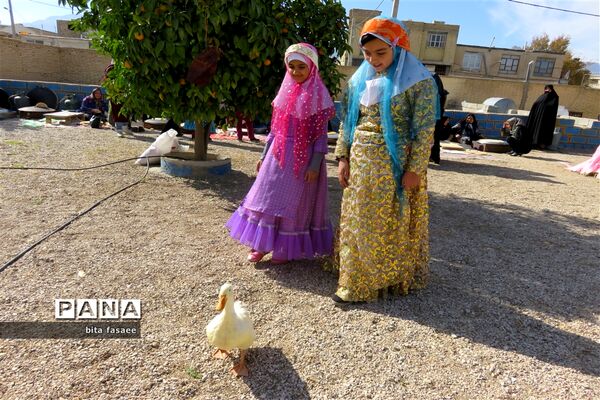 برگزاری جشنواره آشنایی با زندگی عشایری در آموزشگاه عفت نی ریز