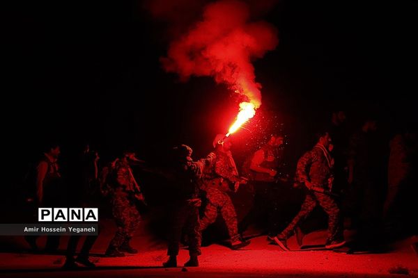 رزمایش گردان بیت المقدس در جزیره کیش