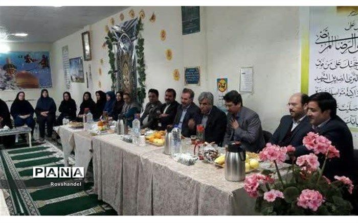 بازدیدمعاونت پشتیبانی آموزش و پرورش خراسان رضوی ازمدارس کاشمر