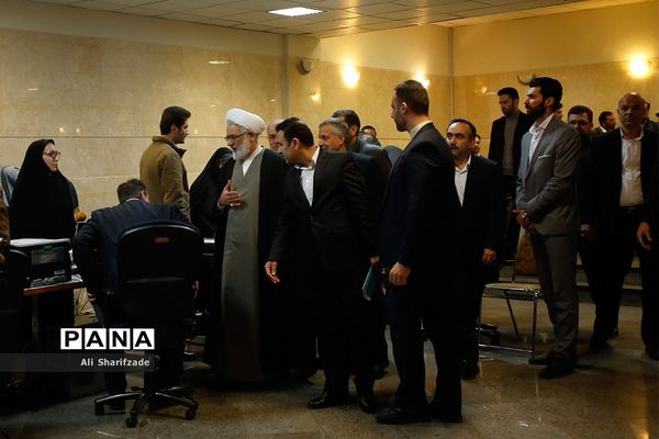 بازدید دادستان کل کشور از  روند ثبت نام انتخابات یازدهمین دوره مجلس شورای اسلامی