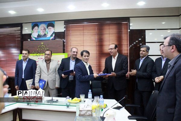 آئین معارفه معاون هماهنگی و معاون آموزشی دانشگاه فرهنگیان بوشهر