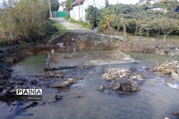 بازدید مسئولان استانی از روند اجرای پروژه‌های حوادثی غرب مازندران