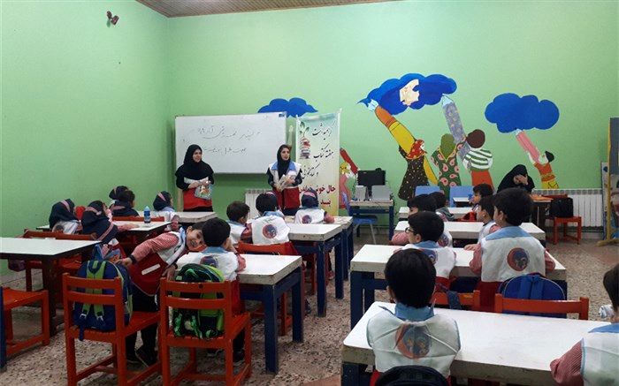 آشتی 900 عضو غنچه های هلال گیلان با یار مهربان