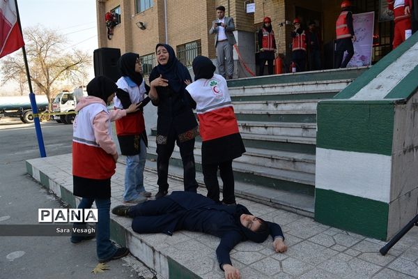 برگزاری مانور زلزله درشهریار