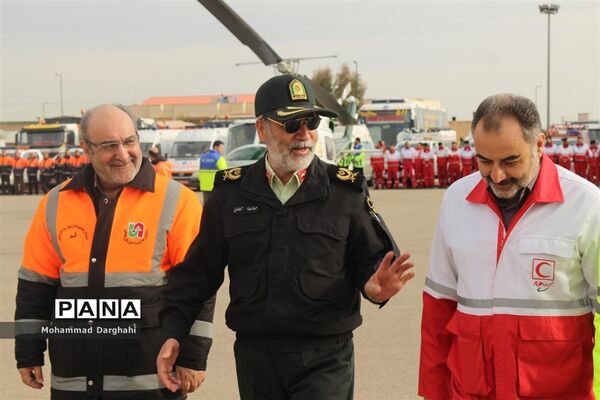 رزمایش طرح زمستانی پلیس قم