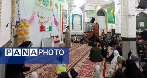 جشن ولادت حضرت مهدی (ع) در مسجد جامع شهر کندر