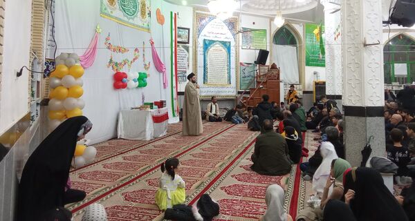 جشن ولادت حضرت مهدی (ع) در مسجد جامع شهر کندر
