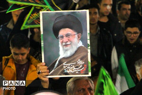 بیست و پنجمین شب متوالی خون خواهی از رهبر شهید