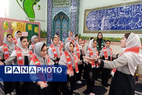 جشن نیمه شعبان در دبستان شهید آقچه‌‍‌لو رباط‌کریم