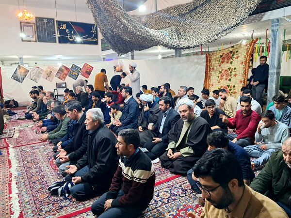 اعتکاف دانش‌آموزی در شهرستان عجب‌شیر