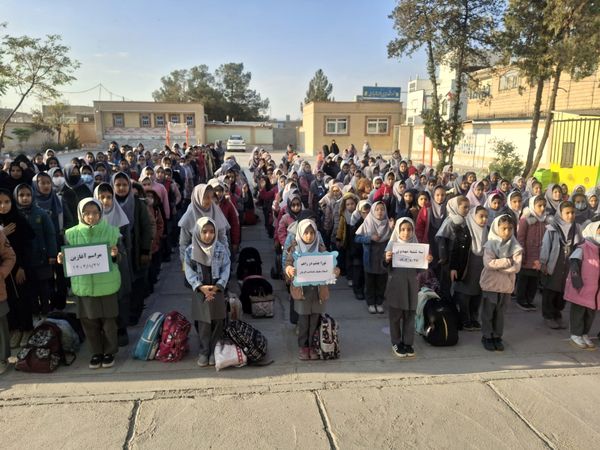 مراسم صبحگاه در شهرستان کاشمر