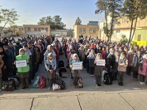 مراسم صبحگاه در شهرستان کاشمر