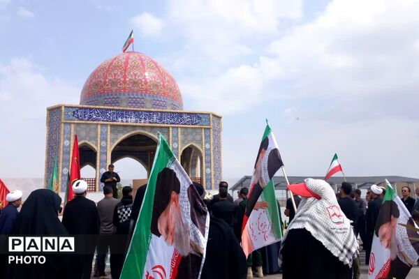 حضور فرزندان انقلاب بیرم در راهپیمایی روز قدس
