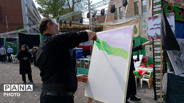 گرامیداشت شهدای مدرسه میناب در گرگان