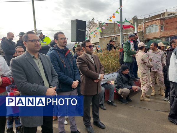 راهپیمایی 22 بهمن راز جرگلان 