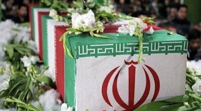 تشییع پیکر شهدای امنیت در ارومیه
