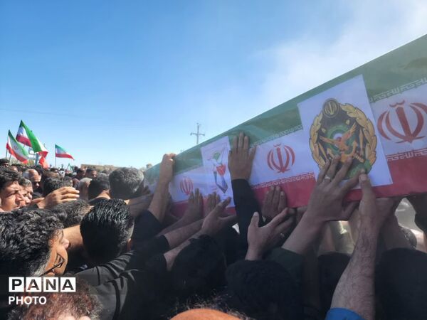 تشییع باشکوه  دومین شهید ابرکوه