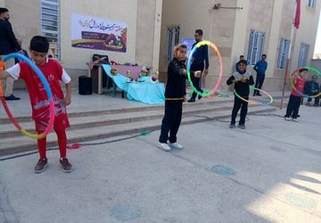 آیین گرامیداشت هفته تربیت بدنی در آموزشگاه شهید رجایی مروست 