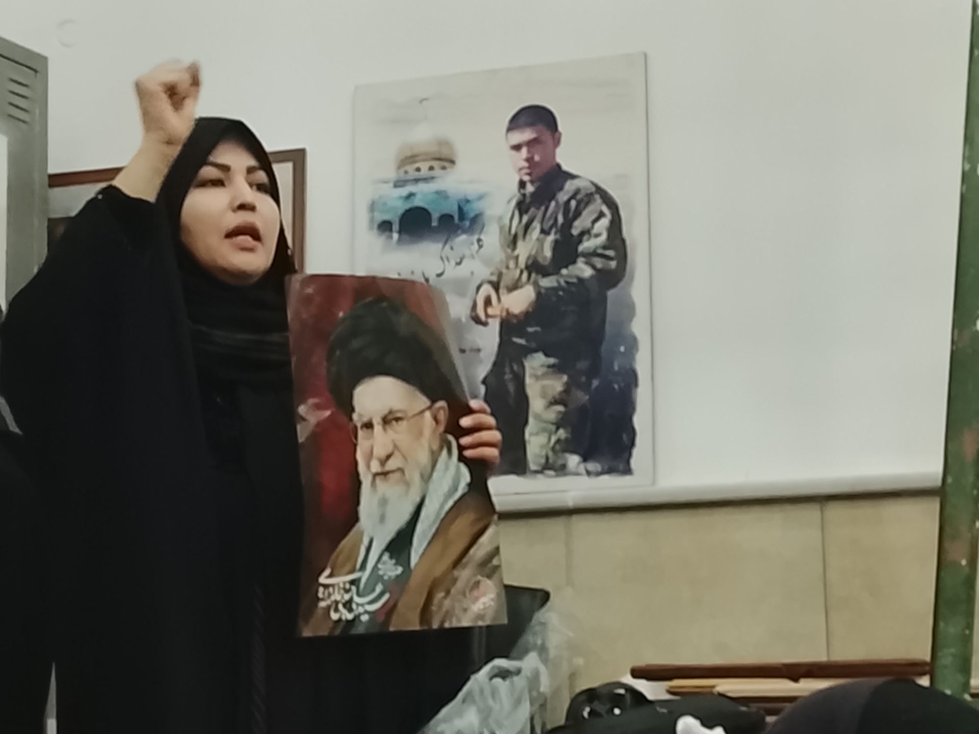   اجتماع مردمی در ناحیه 5 مهشهد به خونخواهی امام سید علی خامنه‌ای 