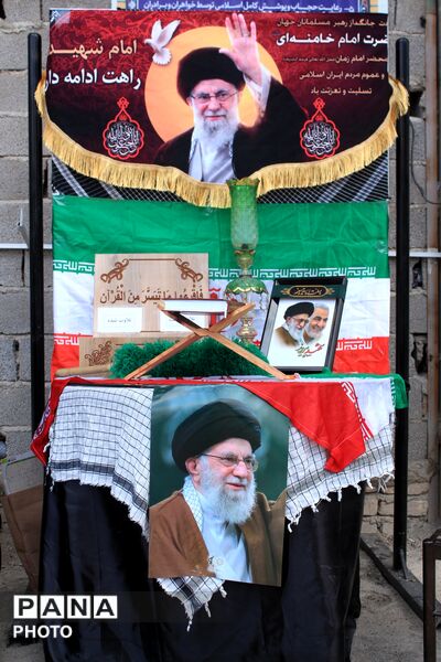 تشییع و تدفین پیکر شهید امیرحسن کاظمی
