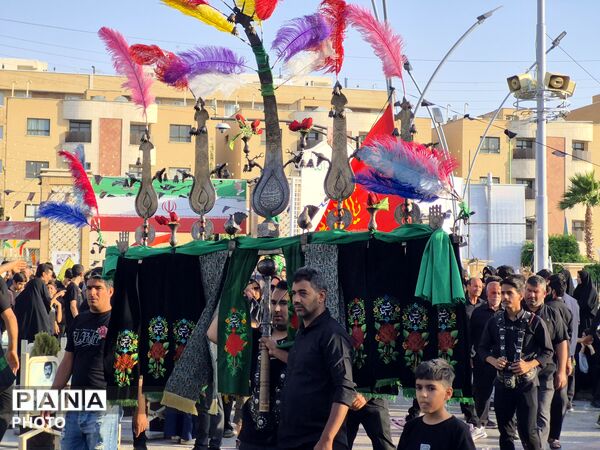 گلستان شهدا میزبان کاروان تاسوعای حسینی شد